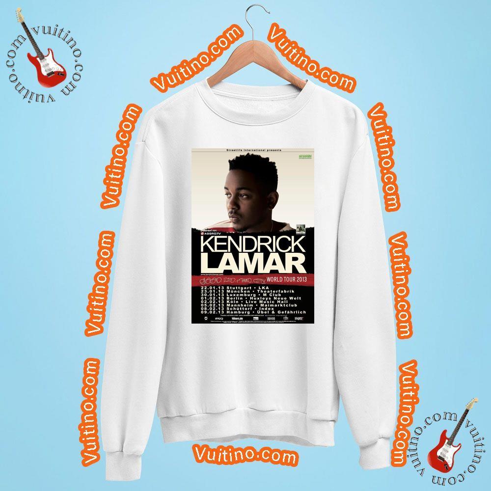 Kendrick Lamargood Kid Maad City 2013 World Tour Shirt